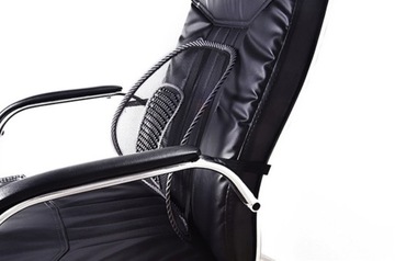 Эргономичная поддержка спины, поясничная поддержка с массажером для кресла.