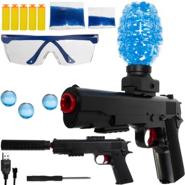 Pistolet Karabin na miękkie kulki żelowe wodne dla dzieci