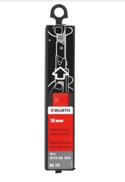 OSTRZE NOZA EXTRA OSTRE 18MM WURTH 071566053