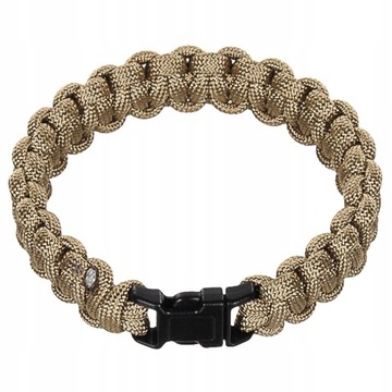Bransoleta z paracordu MFH coyote 2,3 cm rozmiar S