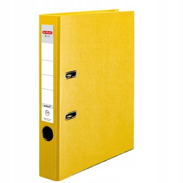 Segregator Herlitz Q.file 5 cm ŻÓŁTY