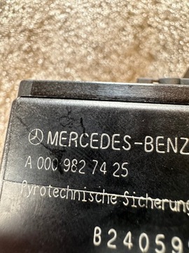 POJISTKA PYROTECHNICKÝ MERCEDES A0009827425...