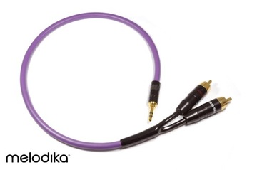 Штекерный кабель 3,5мм/2xRCA Мелодика MDMJ2R100 10м