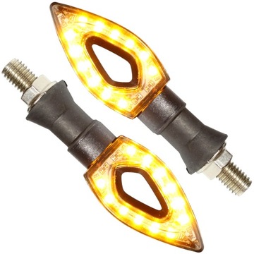 KIERUNKOWSKAZY MOTOCYKLOWE LEDOWE 12 LED 2szt.