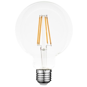 Żarówka G95 8W E27 Clear Edison Ozdobna Filament