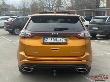 Ford Edge II SUV 2.0 TDCi Twin-Turbo 210KM 2017 Ford Edge Sport 2.0tdci 210KM max wersja 4x4 asystenci went fotele panoram, zdjęcie 6