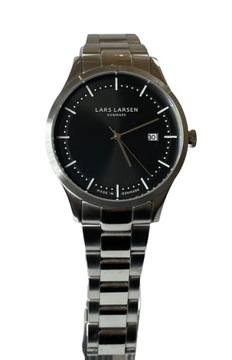 Lars Larsen zegarek męski 119-Black_Silver