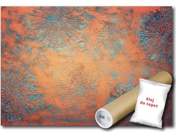 FOTOTAPETA FLIZELINA ŚCIANA TYNK MANDALA 254x184