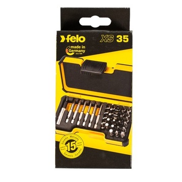 НАБОР ИЗ 34 БИТ 25 ММ 50 ММ + МАГНИТНЫЙ ДЕРЖАТЕЛЬ 58 ММ FELO