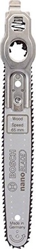 Лезвие Bosch Wood Speed ​​65 с технологией NanoBlade.