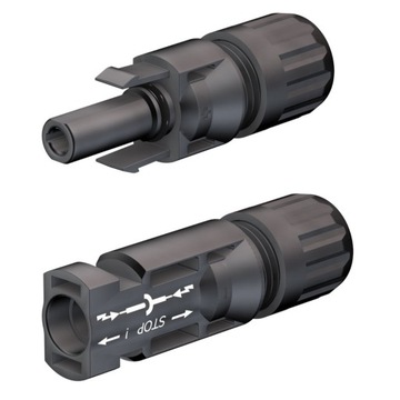 STAUBLI KOMPLET ZŁĄCZY MC4 Z PINAMI - PRZEWÓD 4/6 mm2 ORYGINAŁ