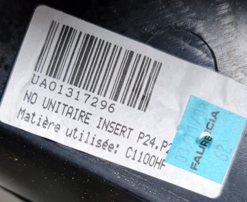 DESKA ROZDĚLOVAČE KONZOLA AIRBAG PÁSY VOLVO S60