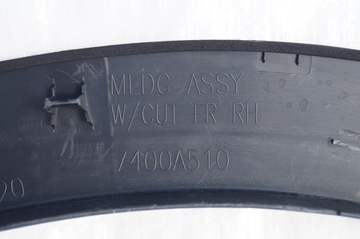 НАКЛАДКА ПЕРЕДНЕГО КРЫЛА ПРАВАЯ, MITSUBISHI ECLIPSE