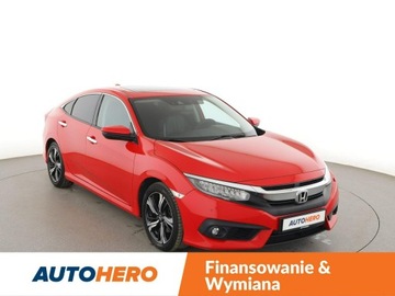 Honda Civic X Sedan 4d 1.5 VTEC Turbo 182KM 2017 Honda Civic Executive automat skóra navi kamera, zdjęcie 9