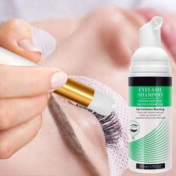 Lash Shampoo Безопасное мытье ресниц для наращивания