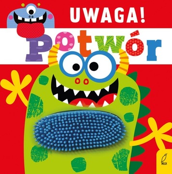 Uwaga potwór ! Książka dotykowa sensoryczna