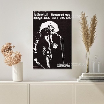 Plakat na płótnie Jethro tull band malarstwo dekor