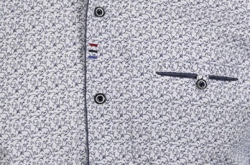 МУЖСКАЯ БЕЛАЯ ТОРЖЕСТВЕННАЯ РУБАШКА, ЭЛЕГАНТНАЯ, ТОНКАЯ, ПОЛУЧЕННАЯ, ТУРЕЦКАЯ, 3XL, 47/48