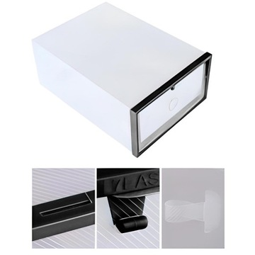 10 x КОРОБКА-ОРГАНИЗАТОР ДЛЯ ОБУВИ С ОТКРЫТКАМИ НАБОР КОРОБОК ДЛЯ ГАРДЕРОБА