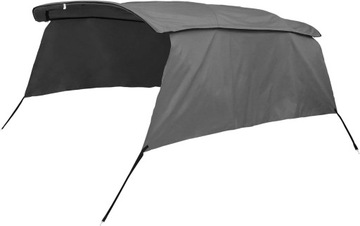 X AUTOHAUX Poliester Bimini Top Płótno pokrowiec 600D szary