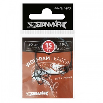 Przypon WOLFRAMowy Stan-Mar DL 20cm 15kg 2szt
