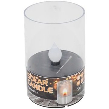 Lampion solarny świeca led tealight znicz wkład zmierzchowy