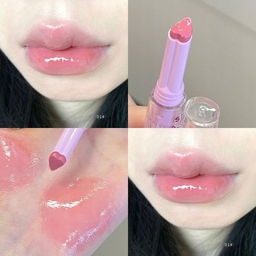 6pcs Flortte Lipstick Pen Jelly Mirror Water