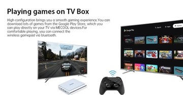 Android TV BOX MECOOL KM2 Plus Deluxe 4K Wi-Fi 6 Dolby Vision 32GB pamięci