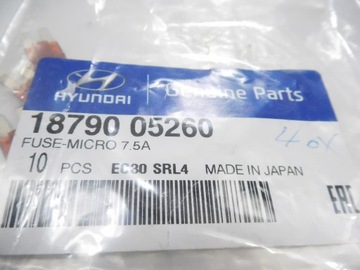 BEZPIECZNIK MIRCO 7.5A HYUNDAI OE 18790 05260