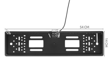 Камера заднего вида в регистрационной рамке Камера заднего вида