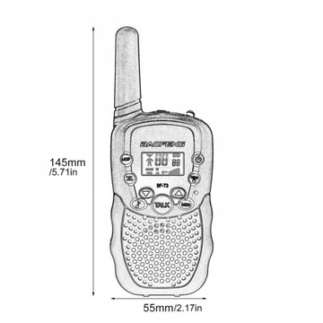 WALKIE TALKIE BAOFENG BF-T3 2X KRÓTKOFALÓWKI