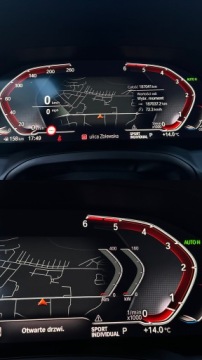 BMW Seria 3 G20-G21 Touring 2.0 320d 190KM 2021 BMW 3er G21 190 KM Automat SportLine Shadow Line / Virtual / BEZWYPADKOWY, zdjęcie 35