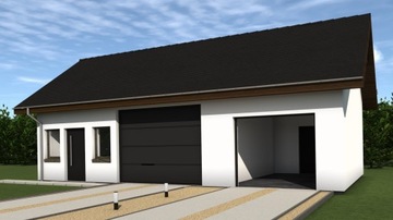 PROJEKT BUDYNKU GOSPODARCZEGO G012