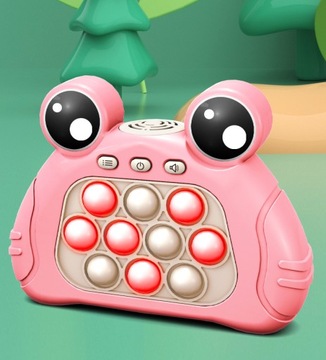 POP IT GRA ANTYSTRESOWA ZRĘCZNOŚCIOWA ELEKTRYCZNA niebieski