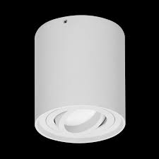 Lampa Sufitowa Oprawa Tuba carolin DLR GU10 Biała