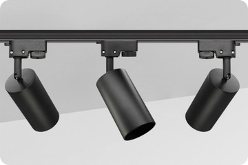 СВЕТОДИОДНАЯ РЕЙКА ОСВЕЩЕНИЯ ОТРАЖАТЕЛЬ 4x СВЕТОДИОДНАЯ ЛАМПА GU10 + ПОЛОСКА 2М