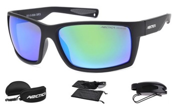OKULARY SPORTOWE ARCTICA S-353A POLARYZACJA POWŁOKA REVO ZAUSZNIK TYPU FLEX