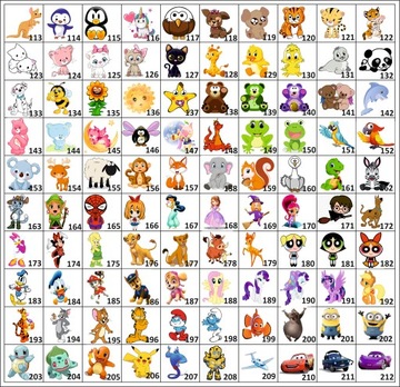 Переводные картинки ПРОЗРАЧНЫЕ Имена, 60 шт. НОВИНКА!