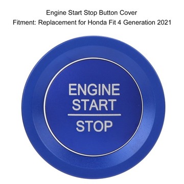 Зажигание двигателя Крышка кнопки Start Stop