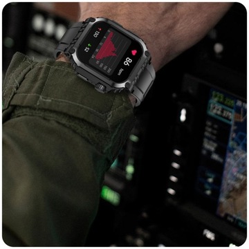 SMARTWATCH MĘSKI ZEGAREK FUNKCJA GPS ROZMOWY POLSKIE MENU CIŚNIENIE 410mAh