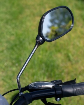 ВЕЛОСИПЕДНЫЕ ЗЕРКАЛА ЗАДНЕГО ВИДА СО ОТРАЖАЮЩИМИ СРЕДСТВАМИ 2 ШТ. ДЛЯ КОМПЛЕКТА РУЛЯ ВЕЛОСИПЕДА