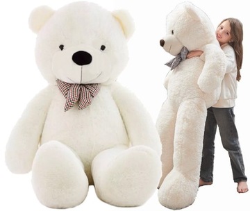 DUŻY MIŚ WIELKI PLUSZOWY OGROMNY PLUSZAK MASKOTKA GIGANT 130cm PREZENT