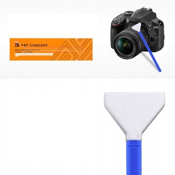 Duży zestaw do czyszczenia matrycy aparatu Full Frame Pełna Klatka 24mm K&F