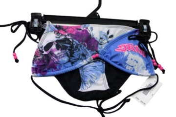 $50 CZASZKA Skin industries bikini stanik r. S