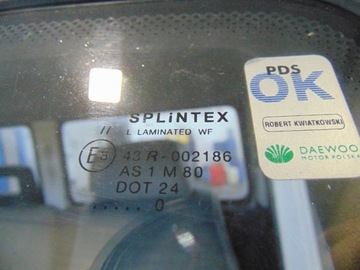 DAEWOO LUBLIN SKLO (OKNO) ČELNÍ