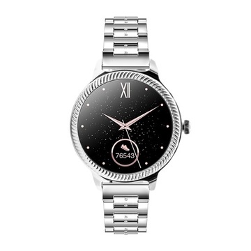 Najlepszy Smartwatch dla kobiet Active Srebrny HIT