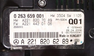 DISPLEJ MERCEDES W221 A2218206289 0263659001