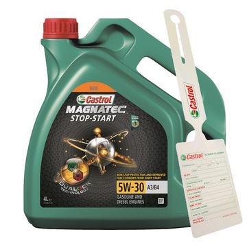 Olej Castrol Magnatec S/S 5W-30 A3/B4 4L zawieszka