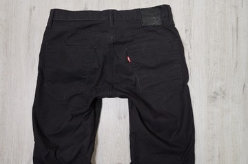 LEVIS 511 SLIM spodnie męskie czarne PREMIUM 30/32 pas 78