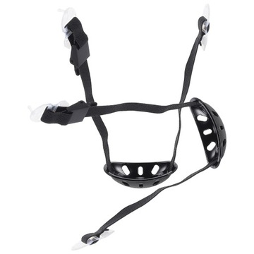 Профессиональный шлем с подбородочным ремнем и подбородочным ремнем.